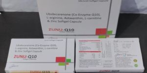 Ubidecarenone (CO-ENZYME Q-10 ) L-ARGININE, ASTAXANTHIN, L-CARNITINE &ZINK SOFTGEL CAPSULES