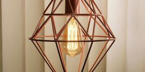 Kitchen Sink Brass Hanging Lamp