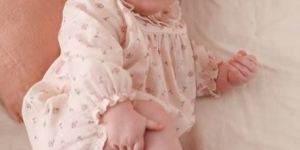 Printed Cotton Baby Rompers