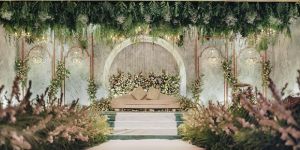 Reception stage decorations