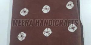 Tie Dye Cotton Brown Fabric