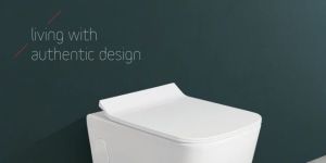 White Ceramic Wall Hung Closet