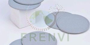 Eco Friendly Round Rice Husk Coaster