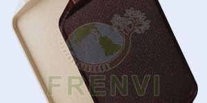 Rectangular Rice Husk Serving Tray