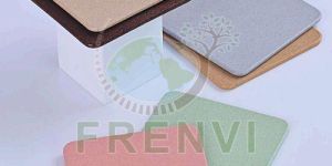 Square Rice Husk Coaster