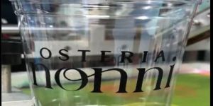 Plastic Transparent Printed Milkshake Glass