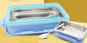 Sleek Stainless Steel Lunch Box