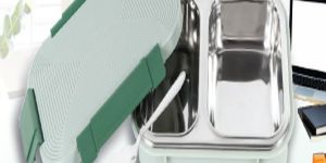 Square Steel Max Insulated Lunch Box