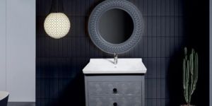 Regal Wooden Wall Mounted Bathroom Vanity