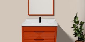 Zyra Wooden Floor Mounted Bathroom Vanity