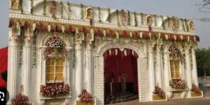 Multicolor Designer Wedding Fiber Entrance Gate