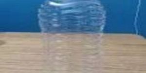 Transparent Pet Round Water Bottle