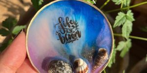 Resin Sea Shell Photo Frame