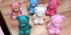 Teddy Bear Scented Wax Candle