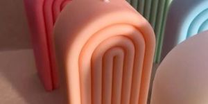 U Shape Scented Wax Candle