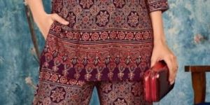 Printed Cord Set Fabric