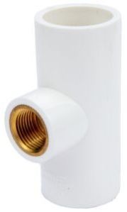 Bandhan UPVC Reducer Brass Tee, Plumbing