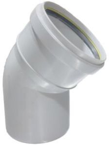 Female 4 Inch 45 Degree SWR Shoe Bend