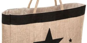 Stylish Laminated Jute Beach Bag with Inner Pocket - KBB - 006