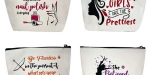 Travel Organizer Cotton Canvas Pouch Bag - KCT - 010