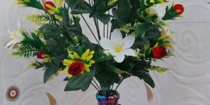 6 Inch Purple Glass Flower Pot