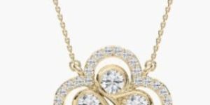 Round Diamond Lizzie Fashion Womens Pendant