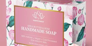 Earthraga Shea Butter and Rose Bath Soap 125gms