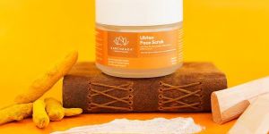 earthraga ubtan turmeric face scrub
