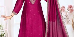 Ladies Maroon Pant Suits