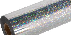 Silver Color Hot Stamping Foil Paper for Textile Industry Aaritra