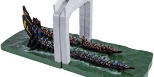Snake Boatrace Bookend