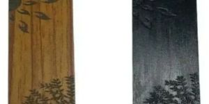 Rustic Wood Bookmark with Tassel