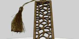 wooden laser cutting bookmark