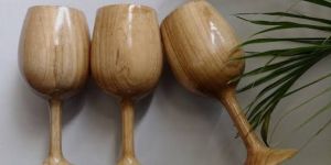 Wooden Wine Glass