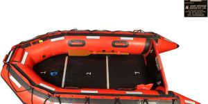 inflatable marine rescue work boat