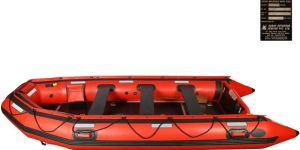 large inflatable marine rescue workboat