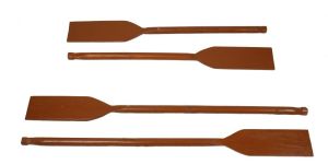 wooden oars heavy-duty marine-grade rowing kayak paddle