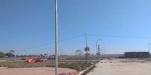 Polished Street Light Pole