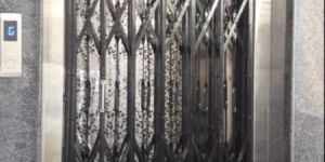 Collapsible Stainless Steel Elevator Doors