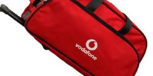 Red Nylon Trolley Bags