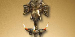 Ganesha Hanging Wall Diya
