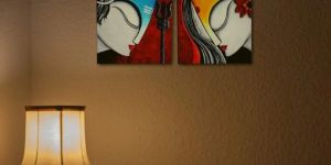 shiv parvati wall painting frame