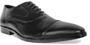 Natural Formal Black Leather Oxford Shoe for Office