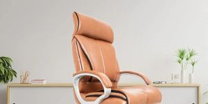 Ergonomic High Back Boss Chair Leather Office Chair [orange]