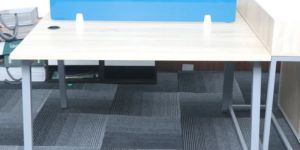 Modern Work Station With 2 Line Desk