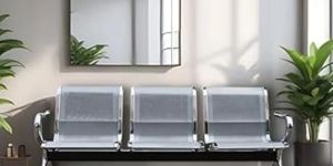 three seater waiting area chair
