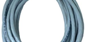 White Ethernet Patch Cord CAT6E, RJ45 LAN Cable 2.5 Meters (8.2 Feet)