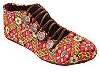 Womens Velvet Jaipuri Shoes