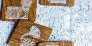 Wooden Printed Coasters