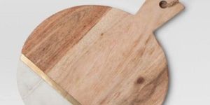 Wooden with Marble Cheese Board